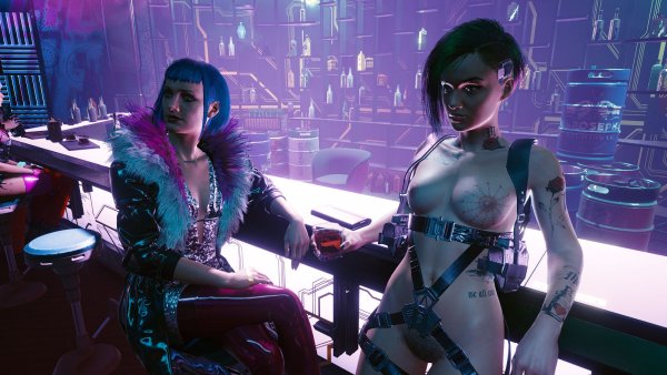 ЭВЕЛИН и ДЖУДИ.. Cyberpunk 2077 глазами Windfire