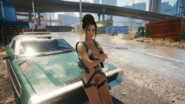 Панам у старой тачки.. Cyberpunk 2077 глазами Windfire