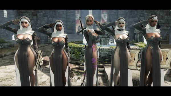 SkyrimAE Отряд охотниц на некромантов