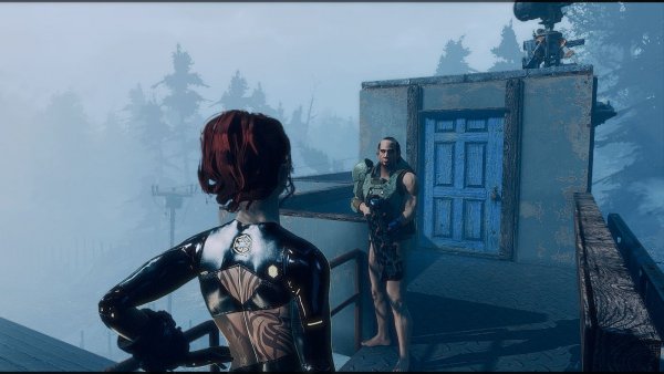 Навестила стражника в охр.вышке. Fallout-4