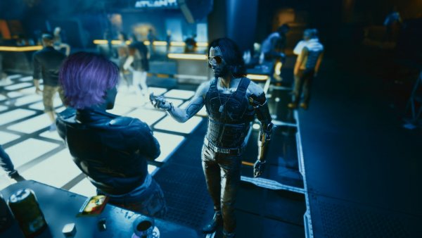 Джони клеит деваху.. Cyberpunk 2077 глазами Windfire