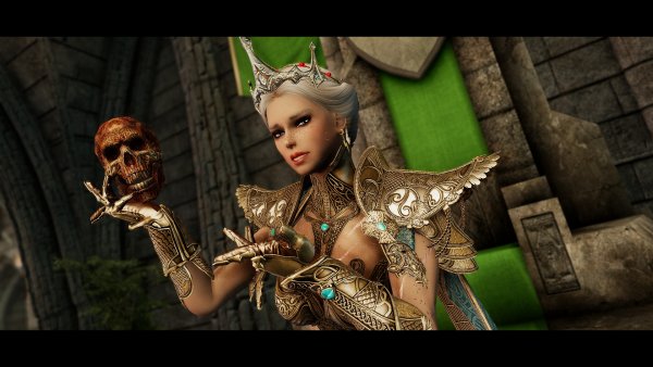 SkyrimAE Череп Танаты