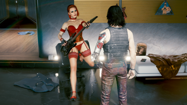 Пока Керри в душевой.