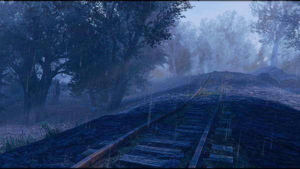 Дождь.. Fallout-4 (Сборка 7.5)