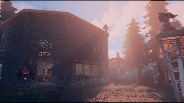 Дом терпимости в Сэнкчуари.. Poselenia Windfire Fallout-4