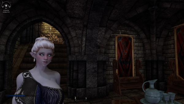 довольная...