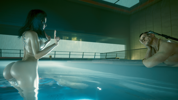 Ви в бассейне демонстрирует Джеки свои "прелести" - 1.