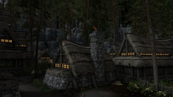 Свет есть, трубы дымят - обитаем)