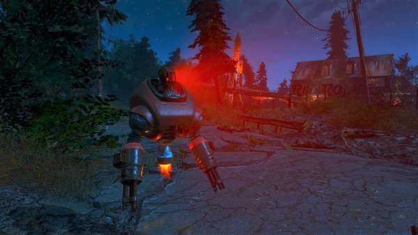 Страж Красной Ракеты.. Poselenia Windfire Fallout-4