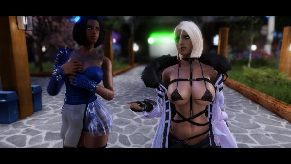 SkyrimAE Ночная прогулка Альт и Инке