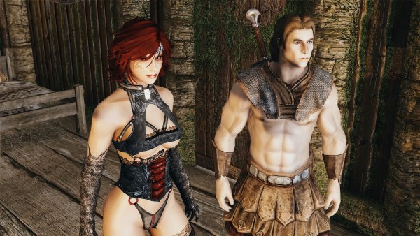 КОРТИ зашла с другом в Ривервуд.. Skyrim SE (Тропики 7.0)