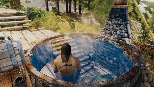 ЭЙРАН после походов дома.. Skyrim SE (Тропики 7.0)