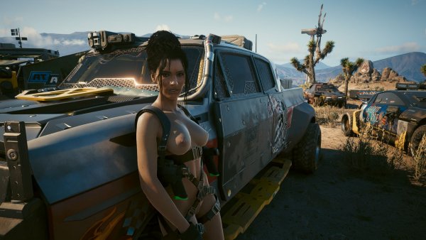 Панам у авто.. Cyberpunk 2077