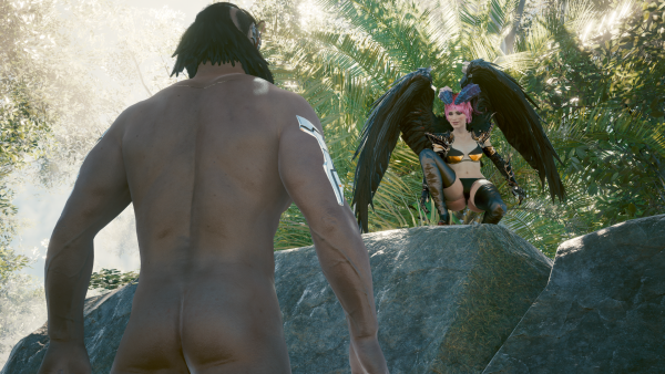 Пласид нашёл Ви в её лесу.