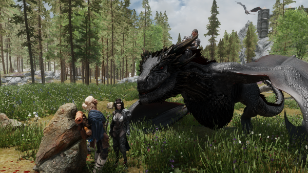 Соска теперь любит кататься, как истинный Довакин)