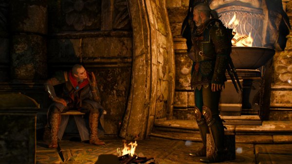 Авалакх и Геральт. Ведьмак III (сборка Торна)