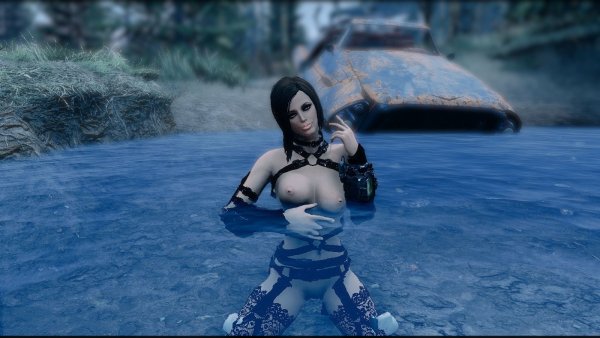 Омовения в дороге.. Fallout-4 (Сборка 8.5)