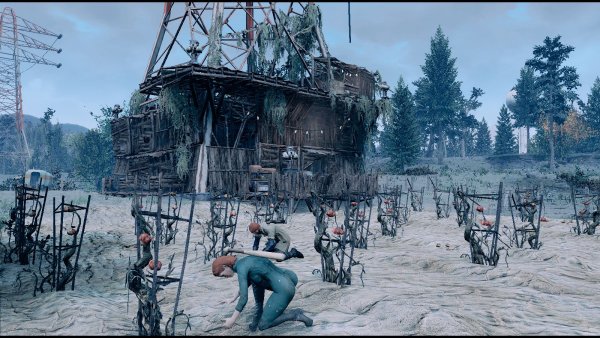 Поселение у Эбернети.. Poselenia Windfire Fallout-4