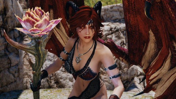 КОРТИ в посохом.. Skyrim SE (Тропики 7.0)