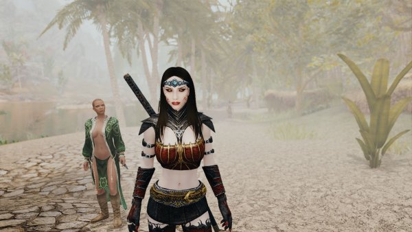 Твоя кожа.., ты солнца боишься или что? Skyrim SE (Тропики 7.0)