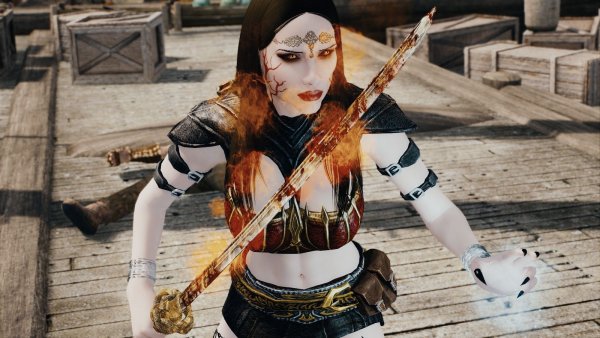 На палубе пиратской шхуны.. Skyrim SE (Тропики 7.0)