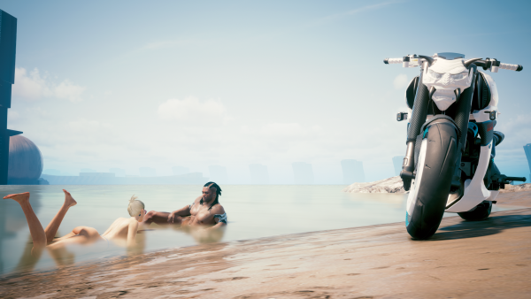 Пласид привёз Ви на дикий пляж.