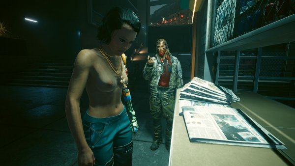 Ви знакомиться с нагой девицей.. Cyberpunk 2077 глазами Windfire