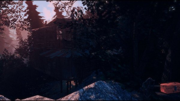 Хижина в лесу.. Poselenia Windfire