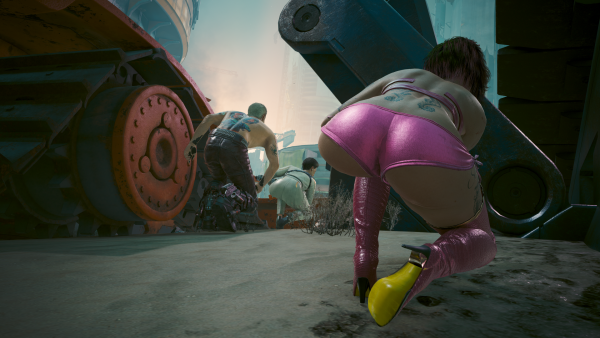 Ви, мадам президент и Джуди скрываются от патрулей -3.