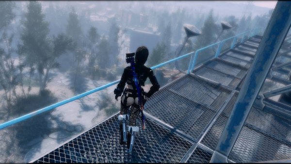 На смотровой площадке с видом на Конкорд..