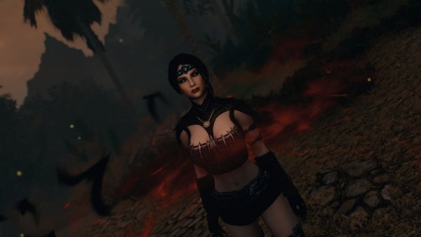 В ночи. Подруга Велены. Skyrim SE (Тропики 7.0)