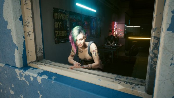 ДЖУДИ.. Cyberpunk 2077 глазами Windfire