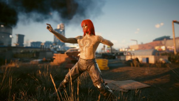 Утреннее Ушу.. Cyberpunk 2077 глазами Windfire