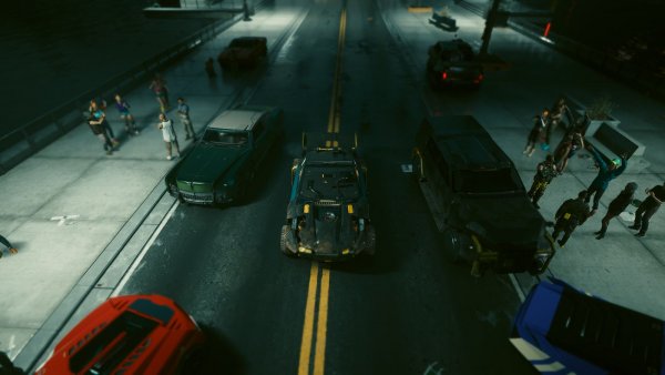 Машины на старте.. Cyberpunk 2077 глазами Windfire