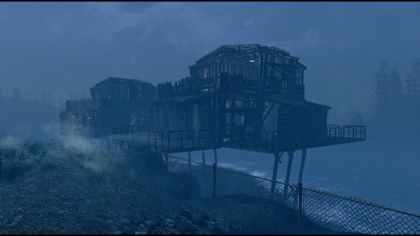 Хижины над водой.. Poselenia Windfire Fallout-4