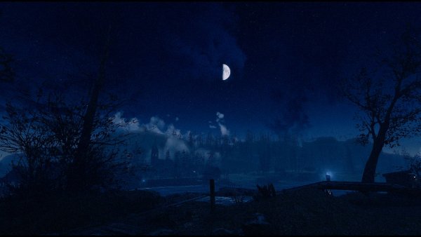 НОЧНЫЕ ПЕЙЗАЖИ..   Fallout-4 (Сборка 8.5)