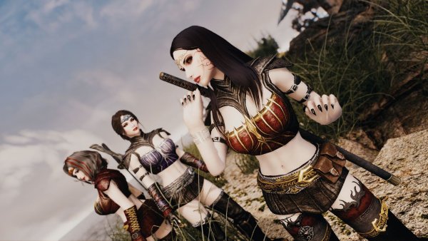 VELENA с подругами.. Skyrim SE (Тропики 7.0)