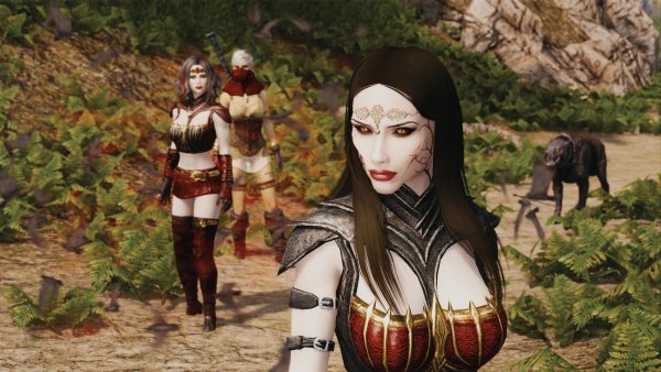 Велена с подругами.. Skyrim SE (Тропики 7.0)