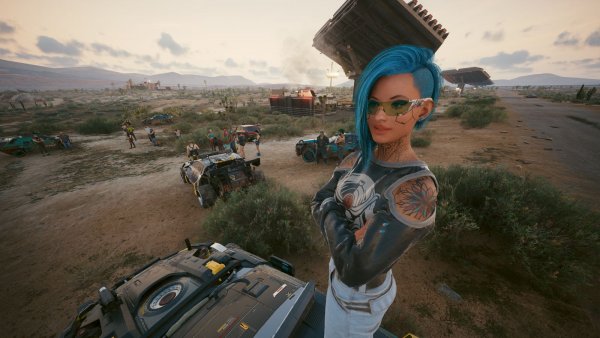 На финише очереной гонки..  Cyberpunk 2077 глазами Windfire