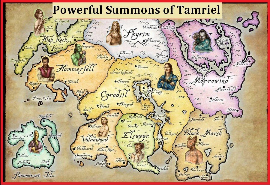 Powerful and Unique Summons of Tamriel Rus