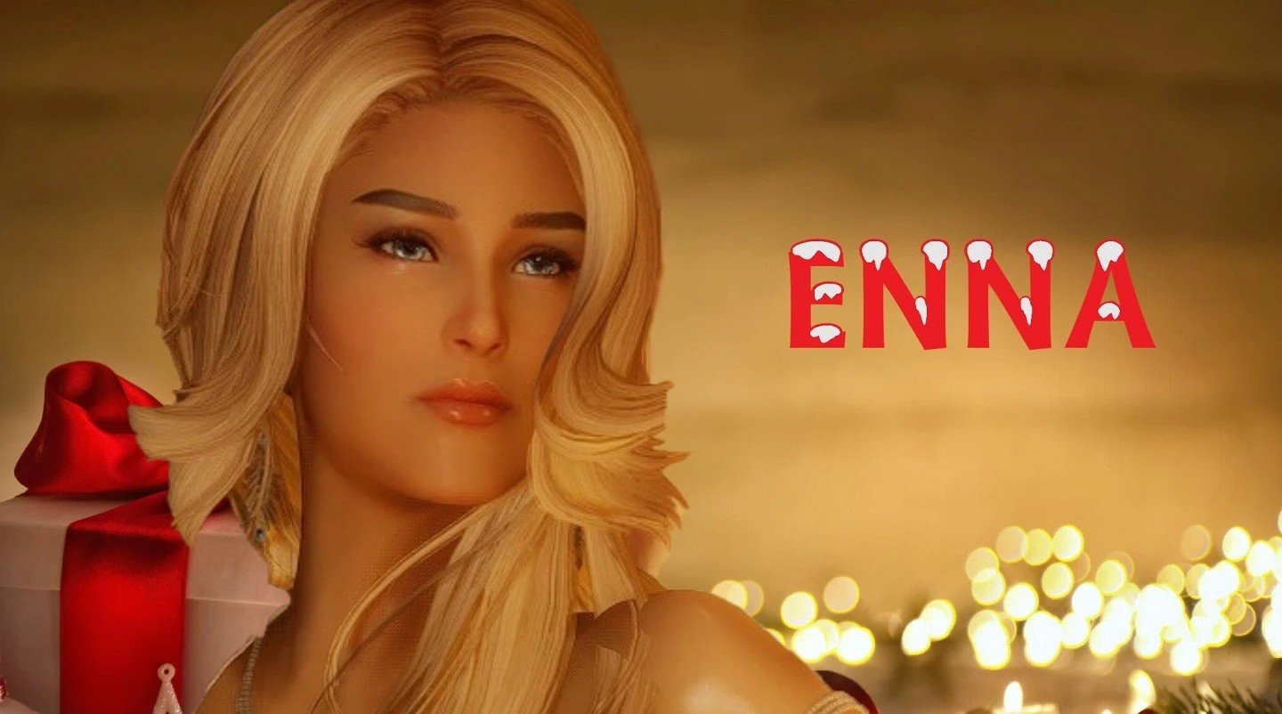 LamaKreis's Maidens of Skyrim- Enna - Custom Voice (High Poly) Follower - CBBE- CBBE 3BBB (3BA) - BHUNP und Default (Christmas Edition 2023) Rus