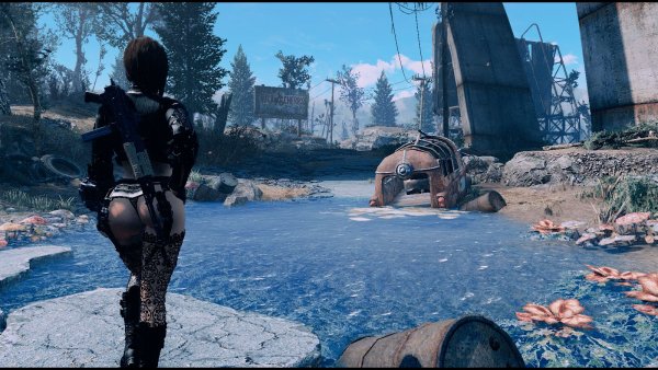 Апокаляпсис пейзаж.. Fallout-4 (Сборка 9.0)