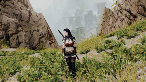 Высокогорный перевал.. Skyrim SE (Тропики 7.0)