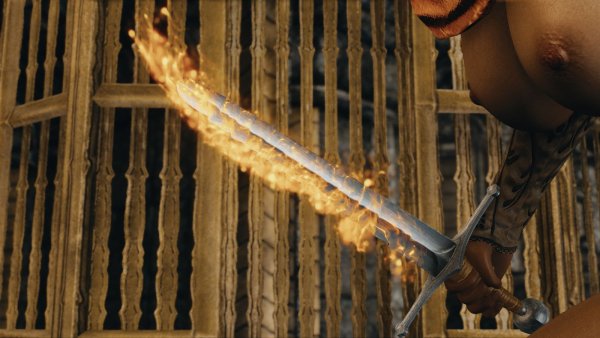 Огненный клинок.. Skyrim SE (Тропики 7.0)