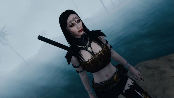 На отмели в тумане.. Skyrim SE (Тропики 7.0)