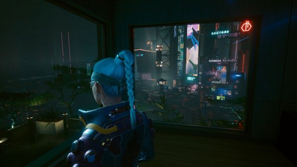 Вид из окон премьер-министра.. Cyberpunk 2077