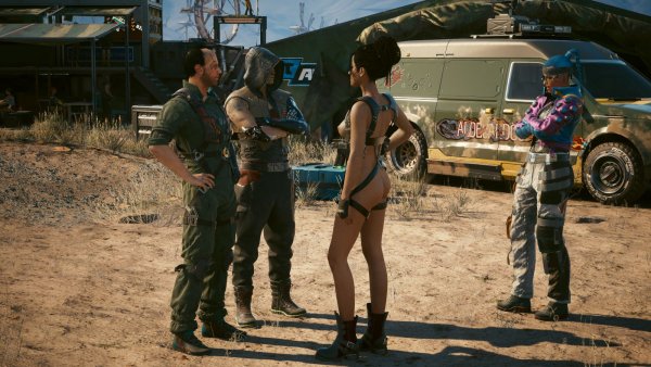 Встреча друзей.. Cyberpunk 2077 глазами Windfire