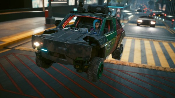 Оторвать колеса от дороги - любимая фишка Ви.