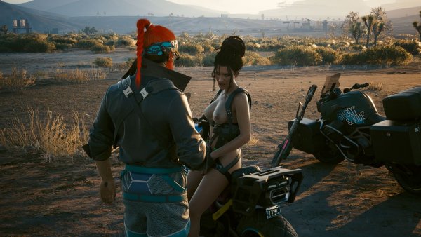 Ви мужичок - клеит Панам )) Cyberpunk 2077 глазами Windfire