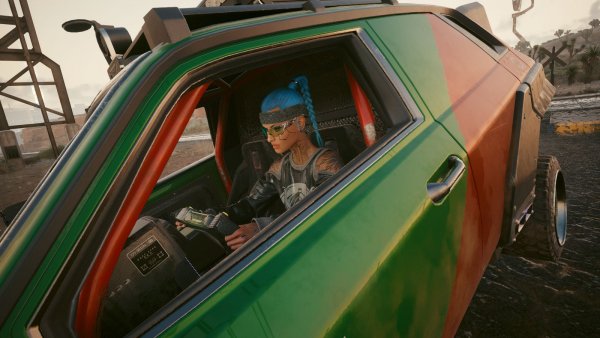 ВИшка в кабине.. Cyberpunk 2077